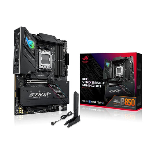 MOTHERBOARD ASUS (ROG STRIX B850-F GAMING WIFI)SOCKET AM5,4*DDR5,HDMI,DP,PCIE-5.0,WIFI7,ATX