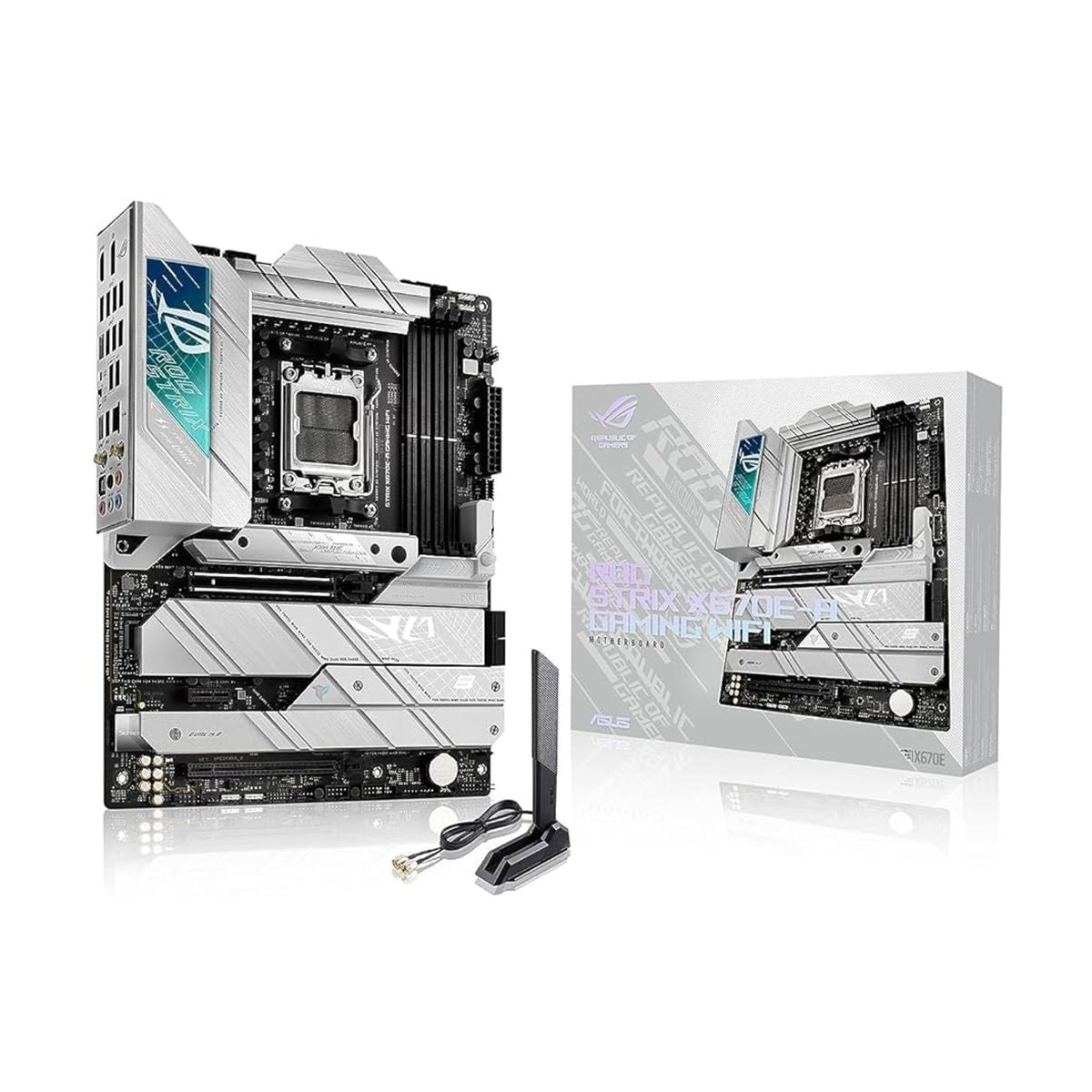 MOTHERBOARD ASUS (ROG STRIX X670E-A GAMING WIFI) SOCKET AM5,4*DDR5,HDMI,DP,PCI-E 5.0,ATX