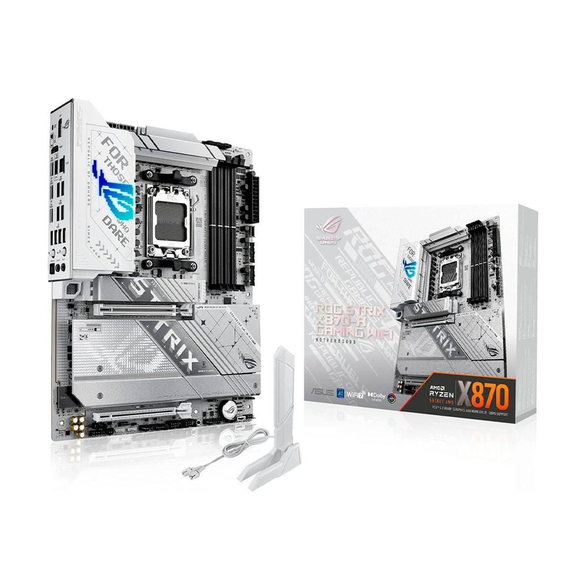 MOTHERBOARD ASUS (ROG STRIX X870-A GAMING WIFI) SOCKET AM5,4*DDR5,HDMI,DP,PCI-E 5.0,ATX