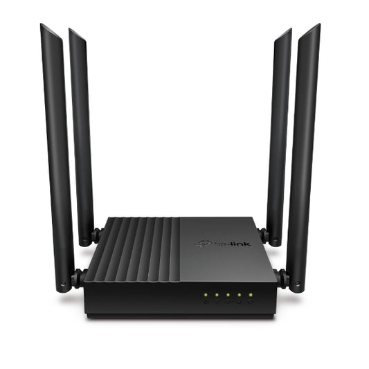 ROUTER TP-LINK DUAL BAND ARCHER C64 WIFI AC1200 MU-MIMO GIGABIT DE GRAN ALCANCE - 