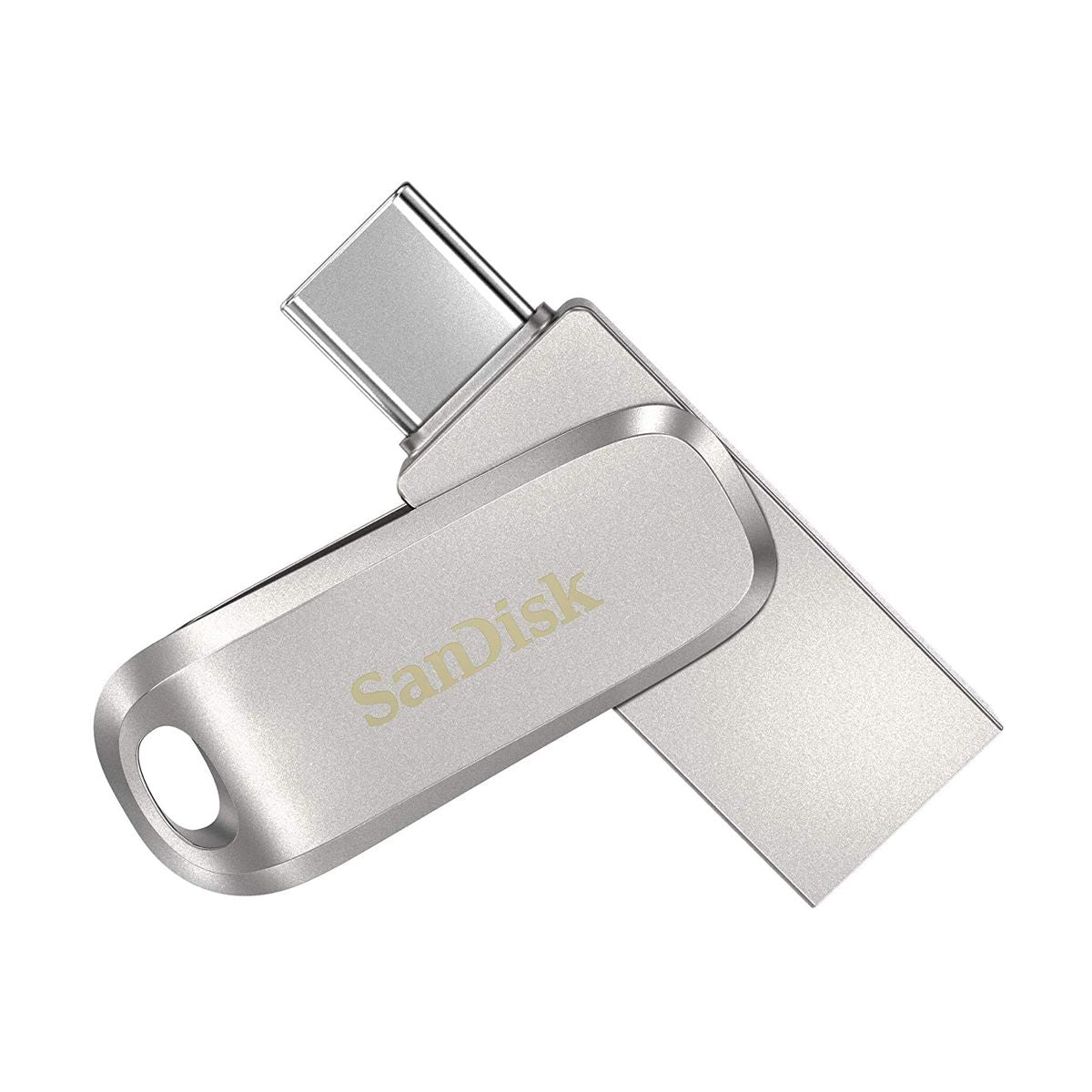 MEMORIA USB SANDISK 512GB (SDDDC4-512G-G46) DUAL DRIVE LUXE, METALICO, USB TYPE-C
