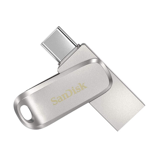MEMORIA USB SANDISK 512GB (SDDDC4-512G-G46) DUAL DRIVE LUXE, METALICO, USB TYPE-C