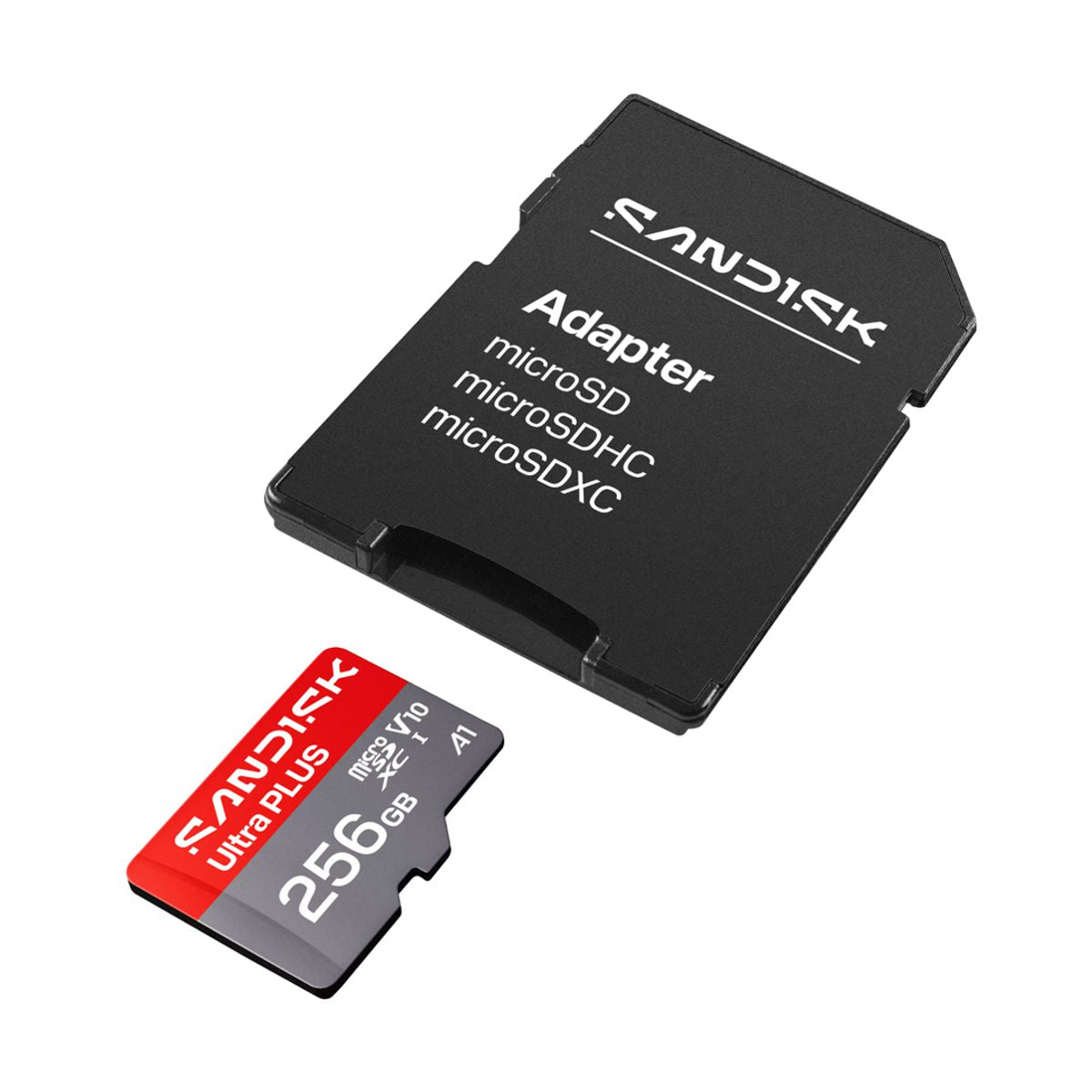 MEMORIA MICROSD SDXC SANDISK 256GB (SDSQUNR-256G-GN6TA) ULTRA, UHS-1, CL10, C/ADAPTADOR