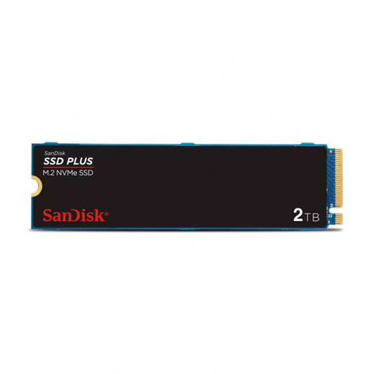 UNIDAD SSD M.2 SANDISK 2TB (SDSSDA3N-2T00-G26) PLUS NVME PCIE 3.0