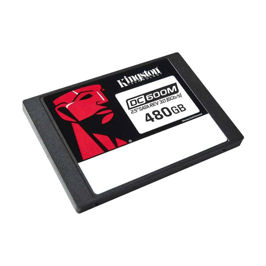 UNIDAD DE ESTADO SOLIDO KINGSTON DC600M ENTERPRICE 480GB SATA3 2.5 R.560MB/S W.470MB/S PARA SERVIDOR - 