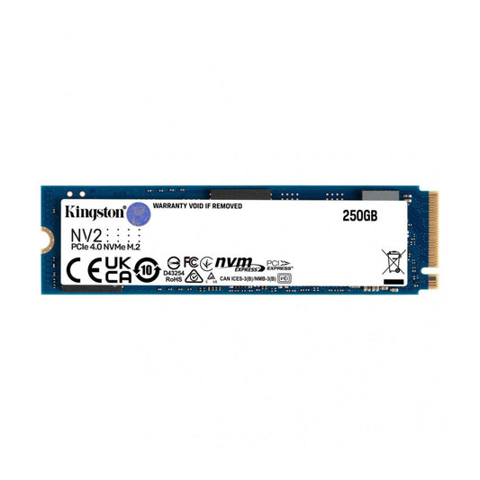 UNIDAD SSD M.2 KINGSTON 250GB (SNV2S/250G) NV2, PCIE 4.0, NVME, 2280