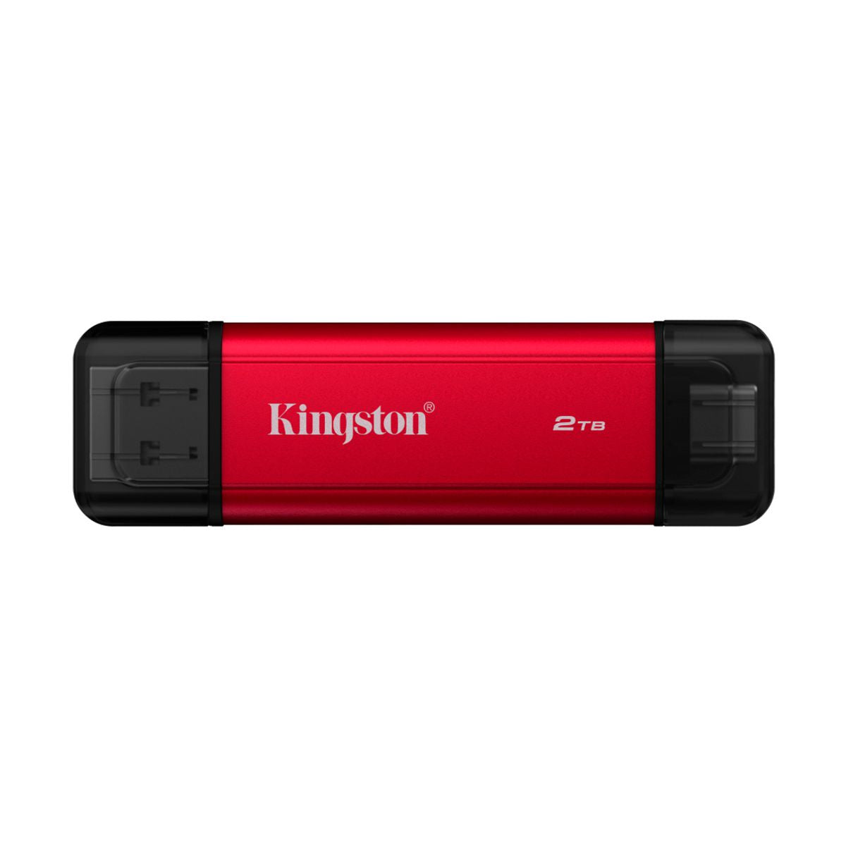 UNIDAD DE ESTADO SOLIDO PORTABLE KINGSTON SPSD 2TB DUAL USB-A/C 3.2 GEN 2 R.1050MB/S W.950MB/S ROJO - 