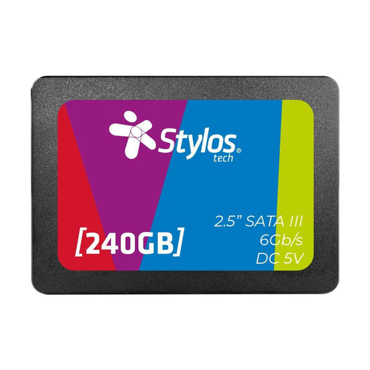 Disco Duro SSD Stylos STMSSD2B, 240GB, 2.5", 460MB/s Escritura, 520MB/s Lectura, SATA III