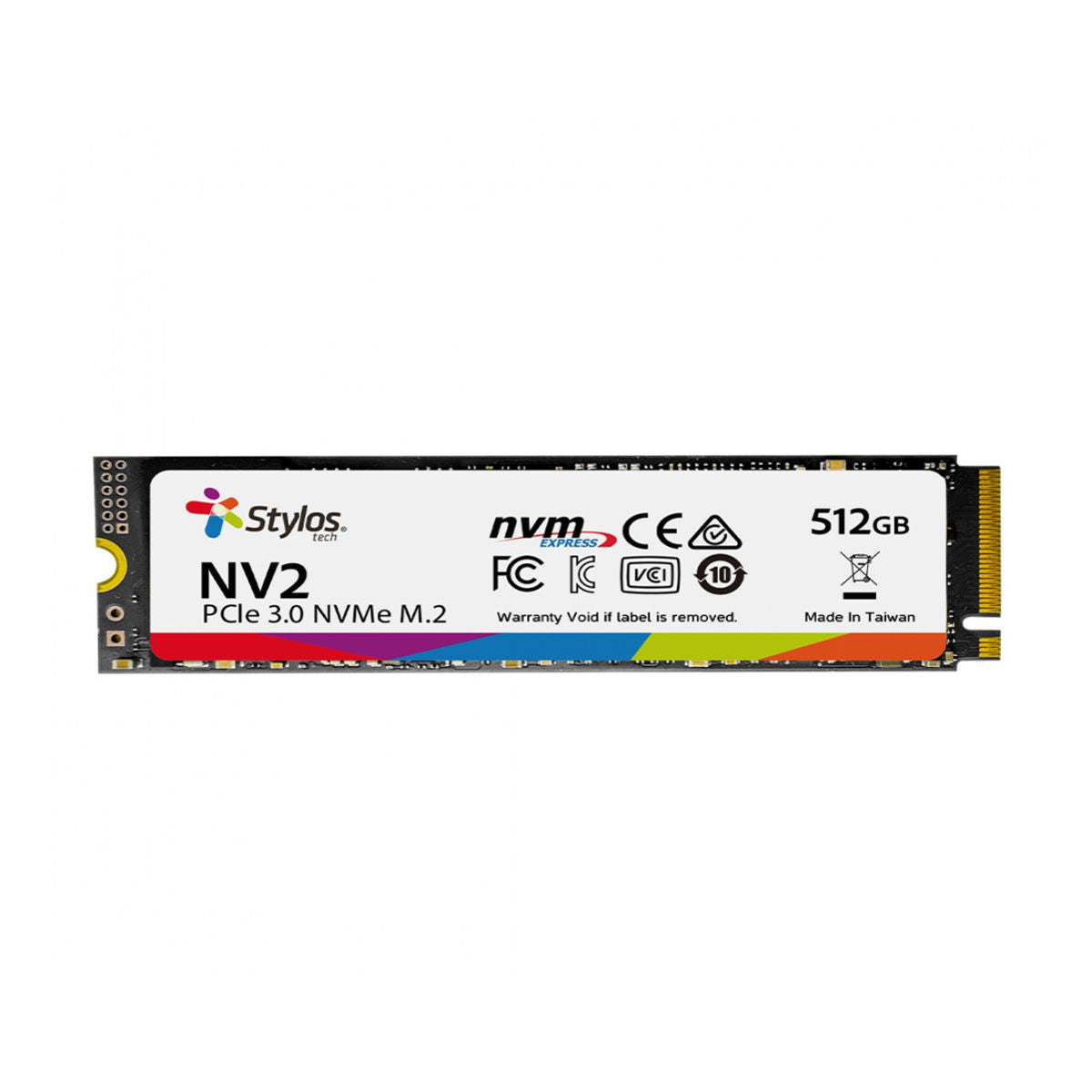 UNIDAD SSD M.2 STYLOS 512GB (STMSSDM21B) PCIE 3.0, NVME