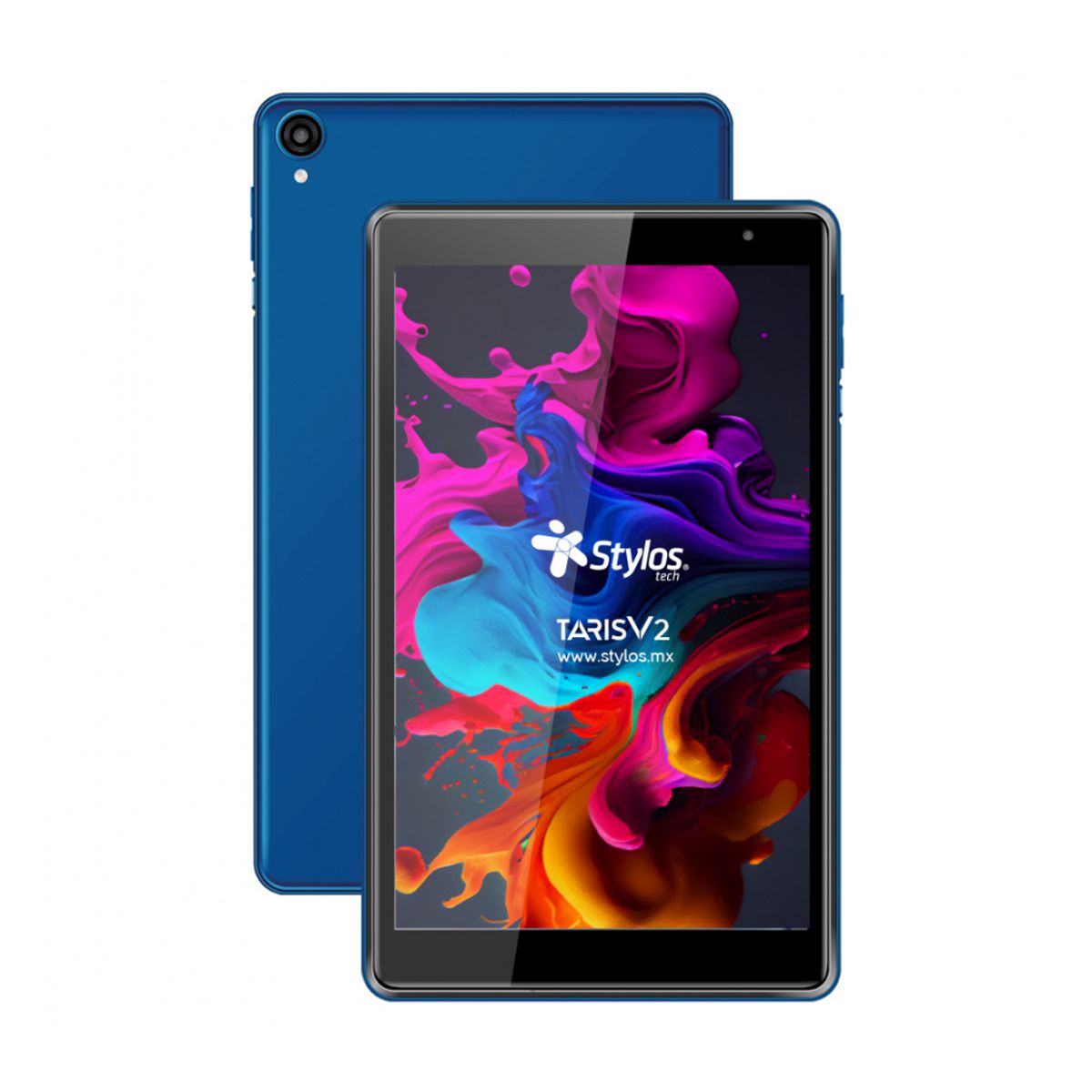 TABLET 8" STYLOS (STTA81A) RAM 2/32GB, ANDROID 11, CAM 0.3/2MP, 4000MAH, USB-C, FUNDA TPU, AZUL