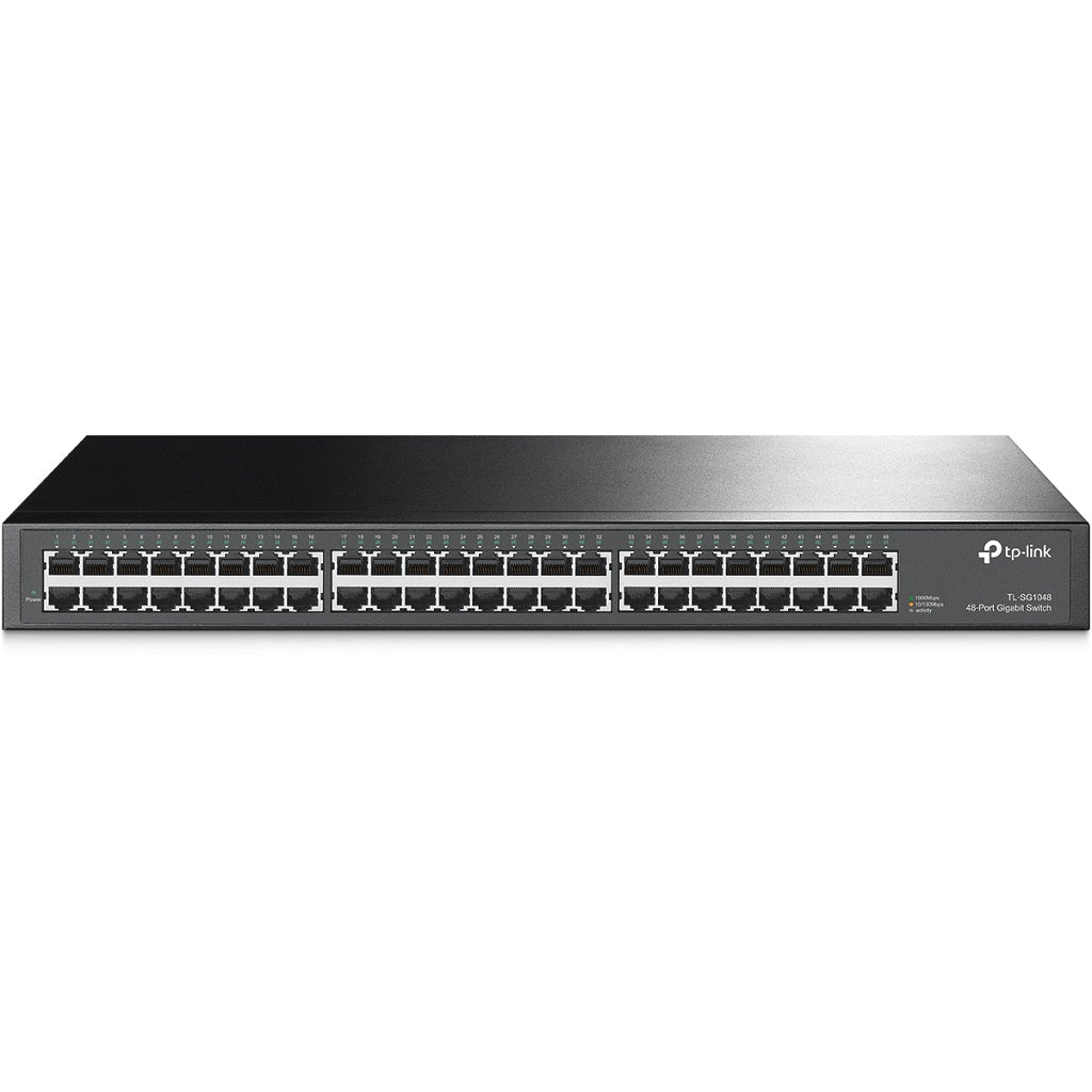 Switch TP-LINK - Gris, 10/100/1000 Mbps, 48ptos, Rack