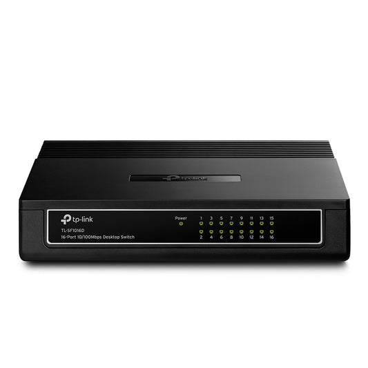Switch de 16 puertos a 10/100Mbps de escritorio - 