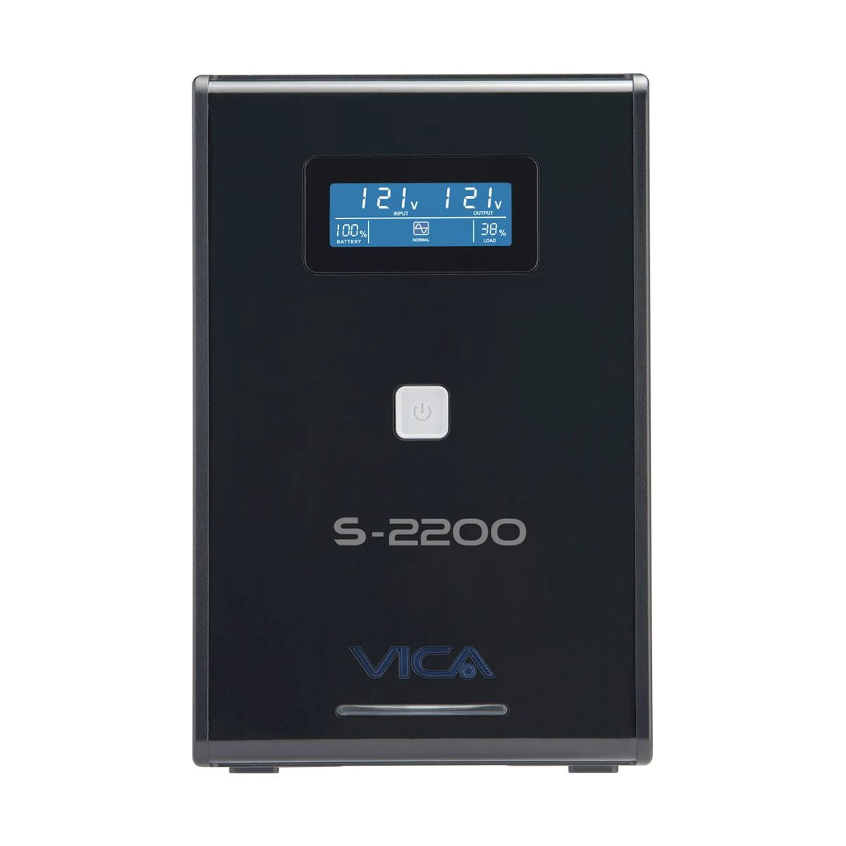 No break con regulador integrado marca VICA modelo S 2200 2200VA/1200W  Entrada Voltaje 127 VCA 60 Hz - Consumo de energia 20 A.