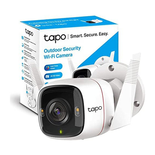 CAMARA DE SEGURIDAD TP-LINK (TAPO C320WS) EXTERIOR, WIFI, ETHERNET, 2K QHD,VISION NOCTURNA,2 ANTENAS