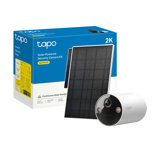 KIT DE CAMARA DE SEGURIDAD CON ENERGIA SOLAR TAPO C410 KIT - 