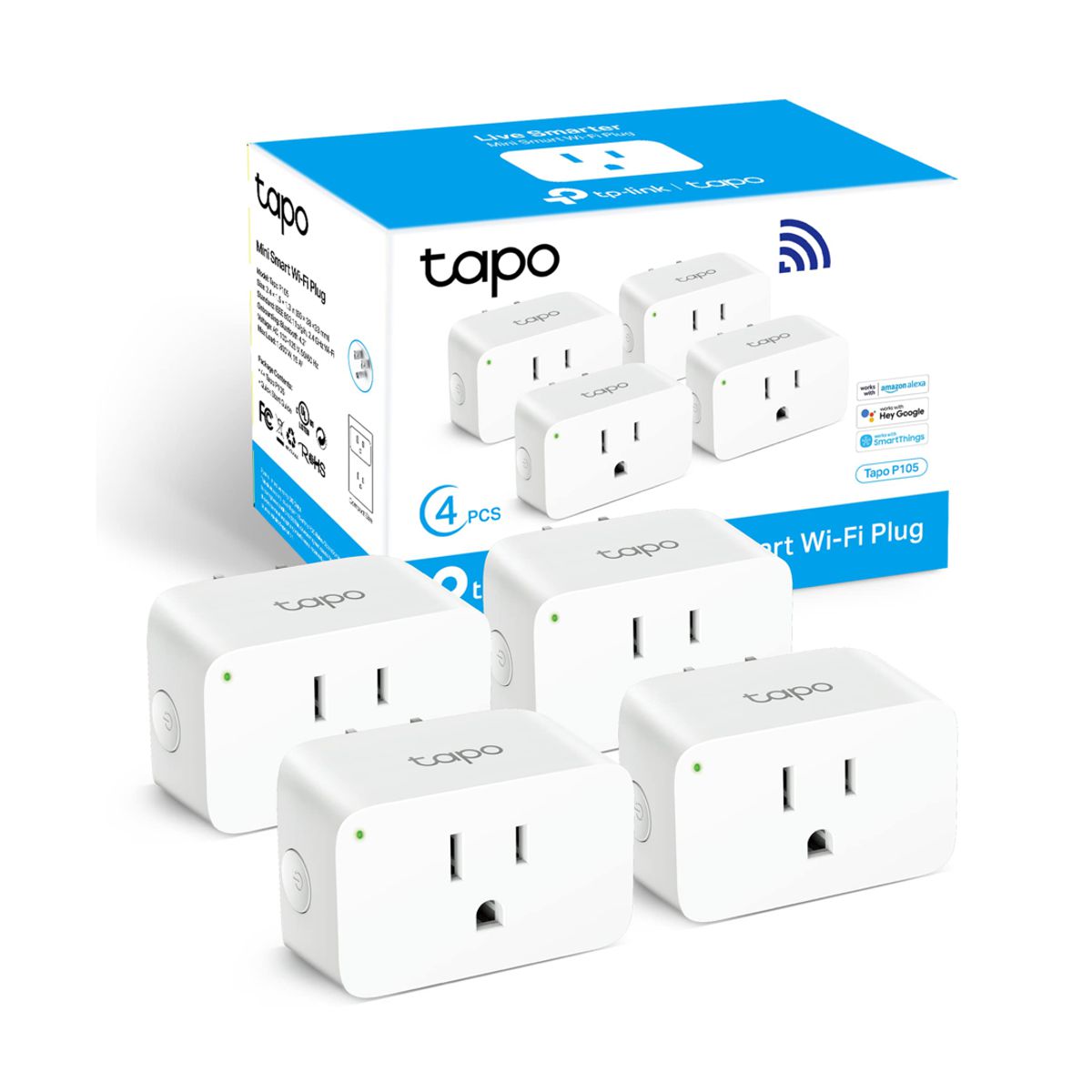 KIT de Enchufe Wi-Fi Inteligente Mini TP-LINK TAPO P100 - 