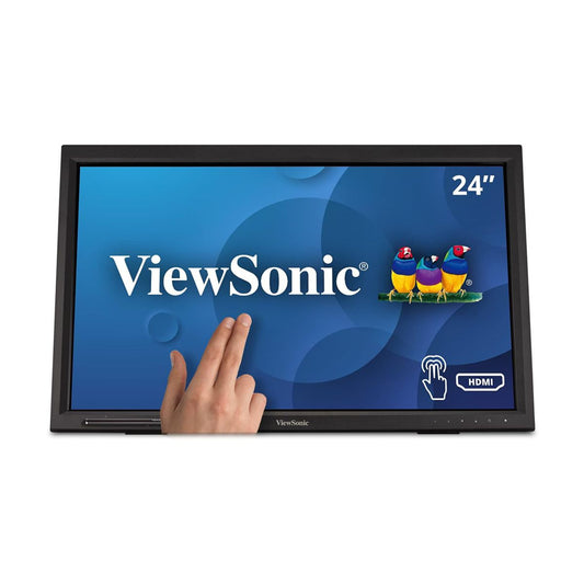 MONITOR 24" VIEWSONIC LED MULTI-TOUCH IR 10POINT TD2423D FHD 1080P/HDMI/DP/VGA/BOC/2X USB A/1X USB B