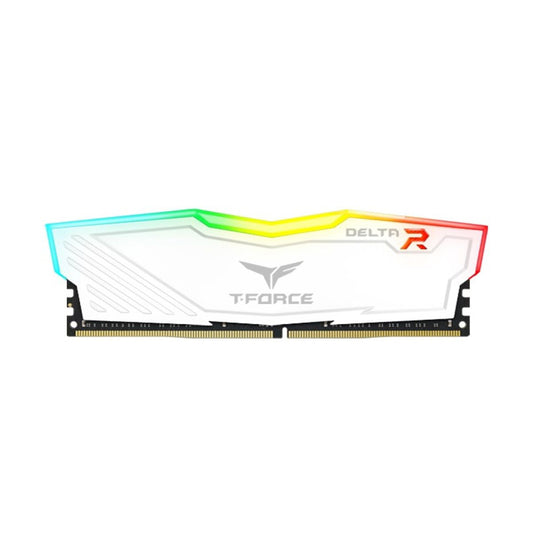 MEMORIA DIMM DDR4 TEAMGROUP (TF4D48G3200HC16F01) DELTA R, 8GB (1X8GB) 3200MHZ, CL16, WHITE