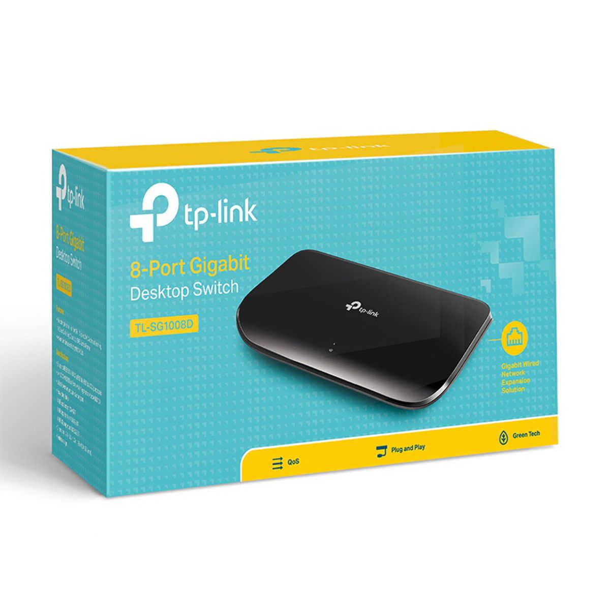 Switch TP-LINK TL-SG1008D - Negro, 4, 63 W