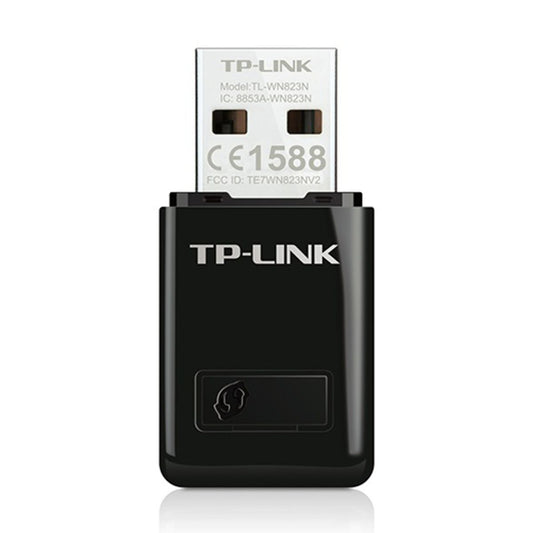 Adaptador Mini USB TP-LINK TL-WN823N - Negro, 300 Mbit/s