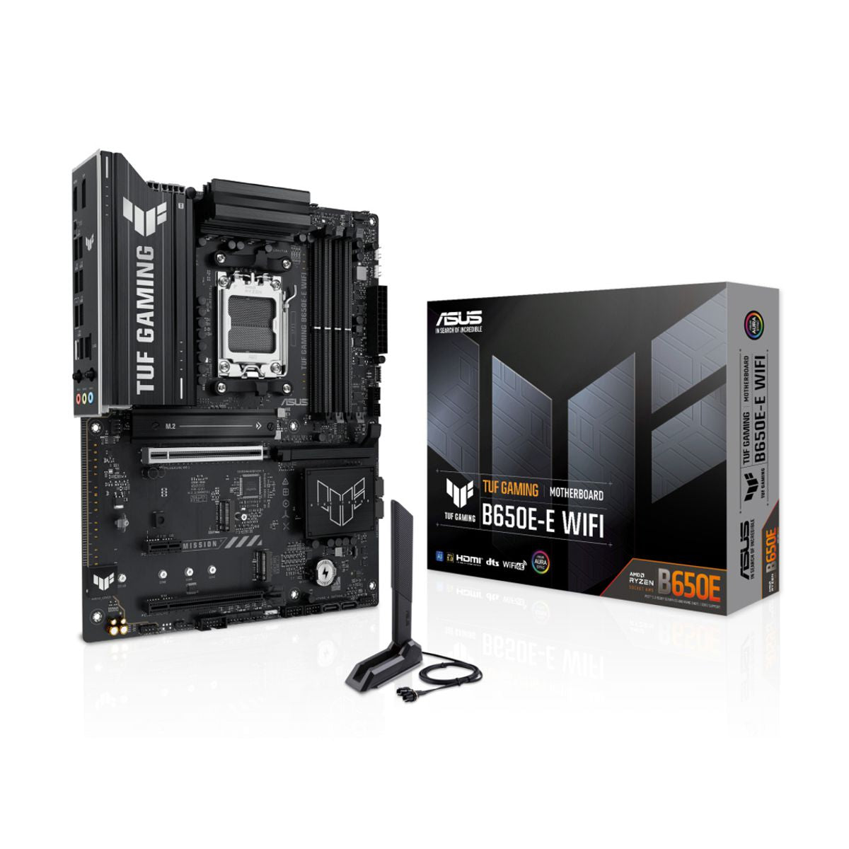 MOTHERBOARD ASUS (TUF GAMING B650E-E WIFI) SOCKET AM5,4*DDR5,HDMI,DP,PCIE-5.0,ATX