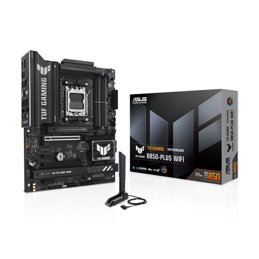 MOTHERBOARD ASUS (TUF GAMING B850-PLUS WIFI) SOCKET AM5,4*DDR5,HDMI,DP,PCIE-5.0,WIFI7,ATX
