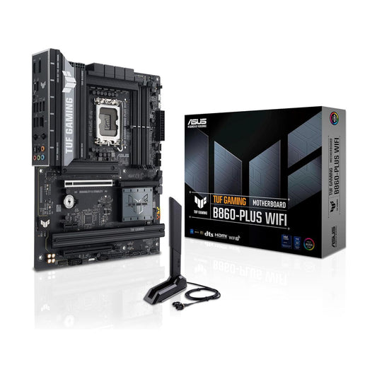 MOTHERBOARD ASUS (TUF GAMING B860-PLUS WIFI) SOCKET 1851 15A,4*DDR5,HDMI,DP,PCIE-5.0,ATX
