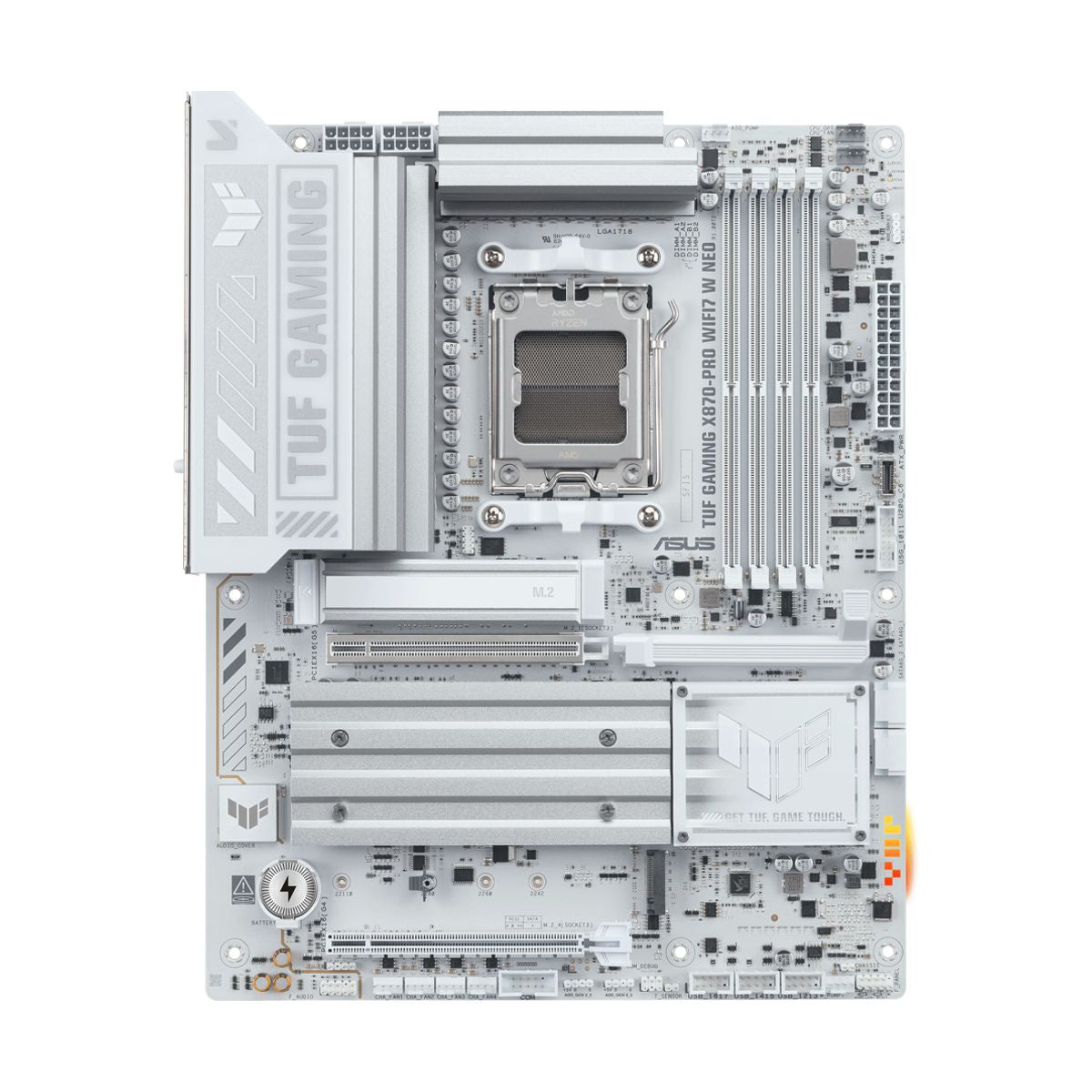 MOTHERBOARD ASUS (TUF GAMING X870-PRO WIFI7 W NEO) SOCKET AM5,4*DDR5,HDMI,PCIE-4.0,WIFI7, ATX