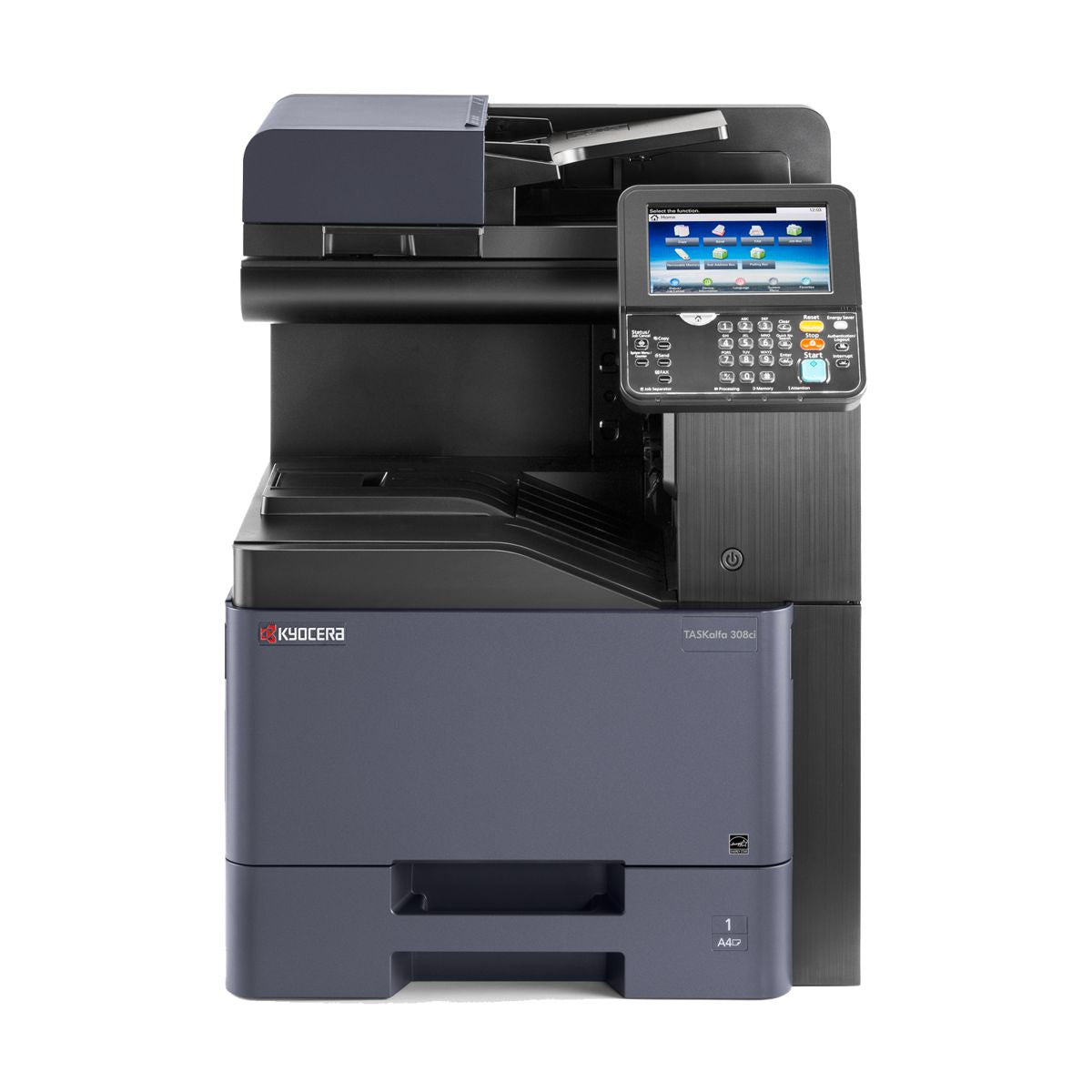 Multifuncional laser KYOCERA TASKalfa 308ci 1102V42US0 - 3 en 1 color A4, carta/oficio, 32/32PPM, 1, 200 x 1, 200DPI, duplex estandar, fax opcional, RADF 75 h