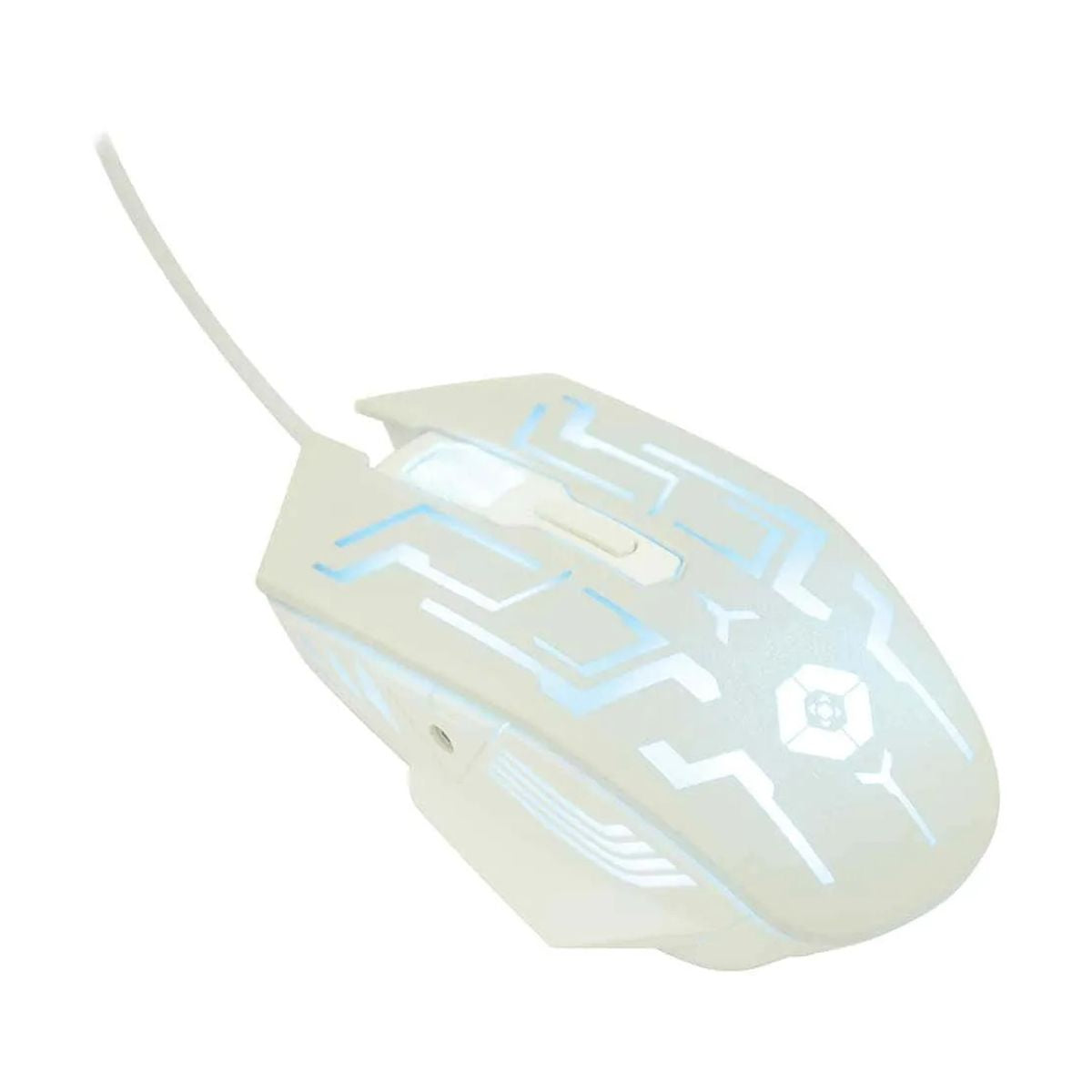 Mouse Gamer Alambrico 3600 DPI Ajustable 6 Botones Legacy Color Blanco | VORTRED - 