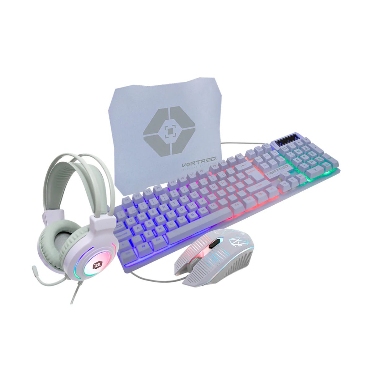 Kit Teclado Mouse y Audifonos Gamer Sonido Envolvente 7.1 Berry | VORTRED - 