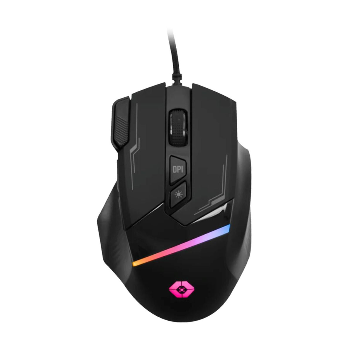 Mouse Gamer Alambrico Resolucion 7200 DPI Trapper Extreme | VORTRED - 