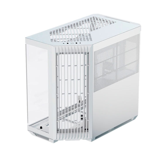 GABINETE APNX (V1-WT-V1) MEDIA TORRE, CRISTAL TEMPLADO, BLANCO
