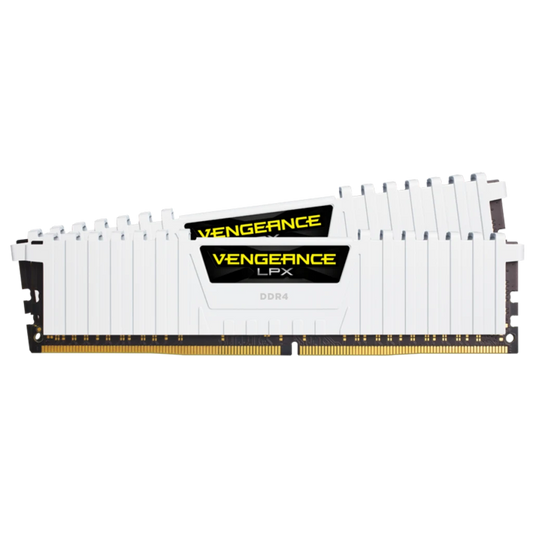 MEMORIA DIMM DDR4 CORSAIR (CMK16GX4M2E3200C16W) 16GB 3200MHZ (2X8GB) VENGEANCE LPX BLANCO CL16