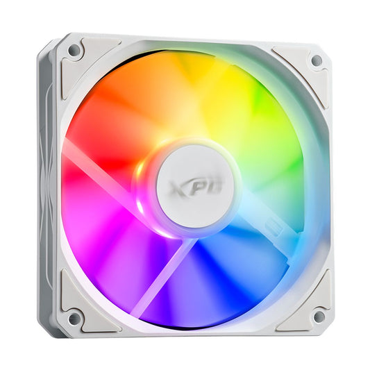Ventilador XPG VENTO R 120 ARGB PWM (Pulse Width Modulation). Dimensiones 120 x 120 x 25mm. Iluminacion ARGB. BLANCO VENTOR120ARGBPWM-WHCWW - 