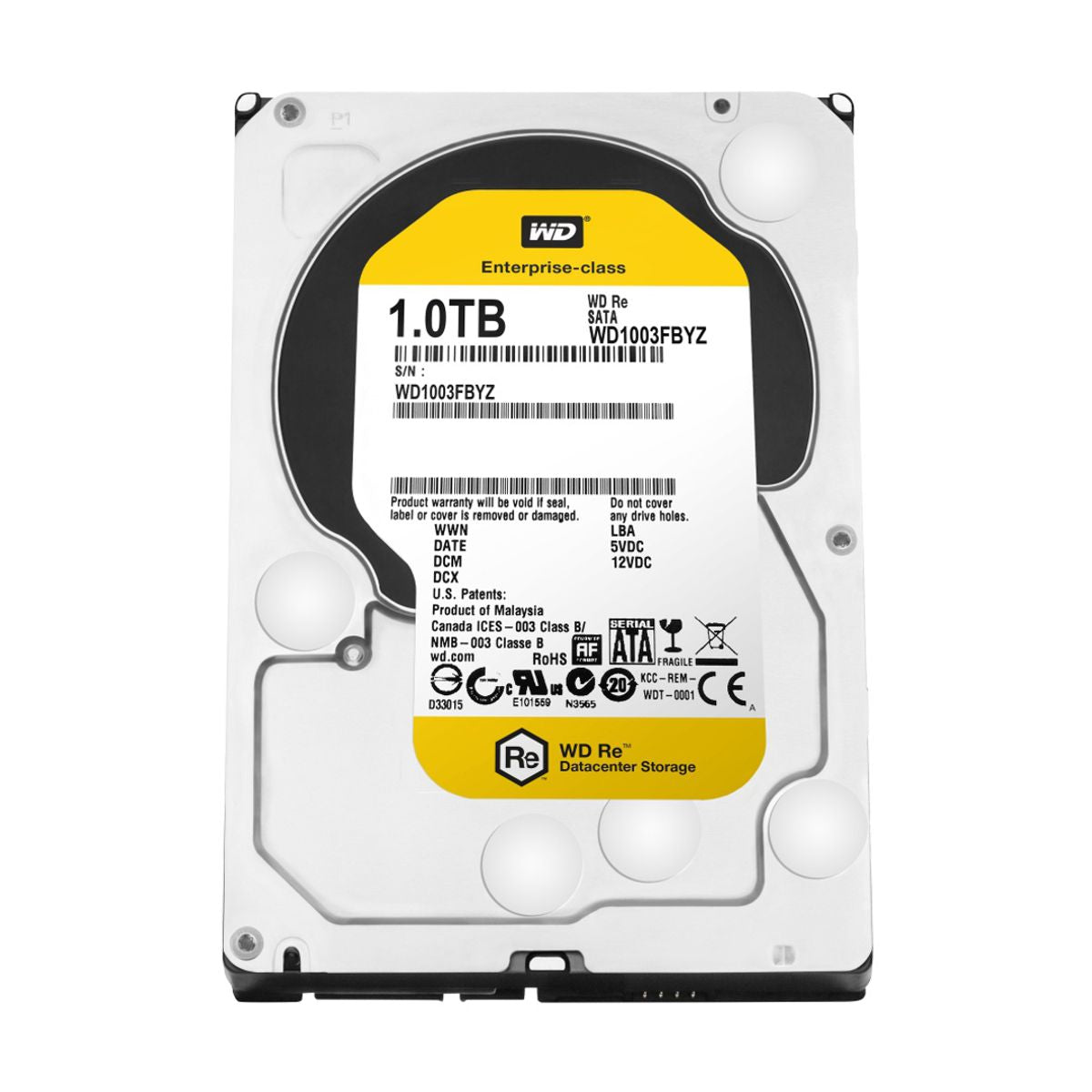 DISCO DURO WD RE 3.5" 1TB (WD1003FBYZ), 7200 RPM, 64MB, SATA3