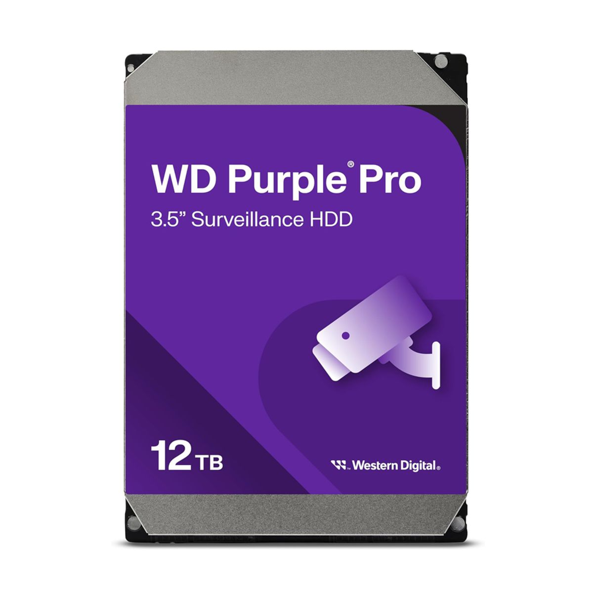 DISCO DURO WD 3.5" 12TB (WD121PURP) PURPLE PRO, 7200 RPM, 256MB, SATA3