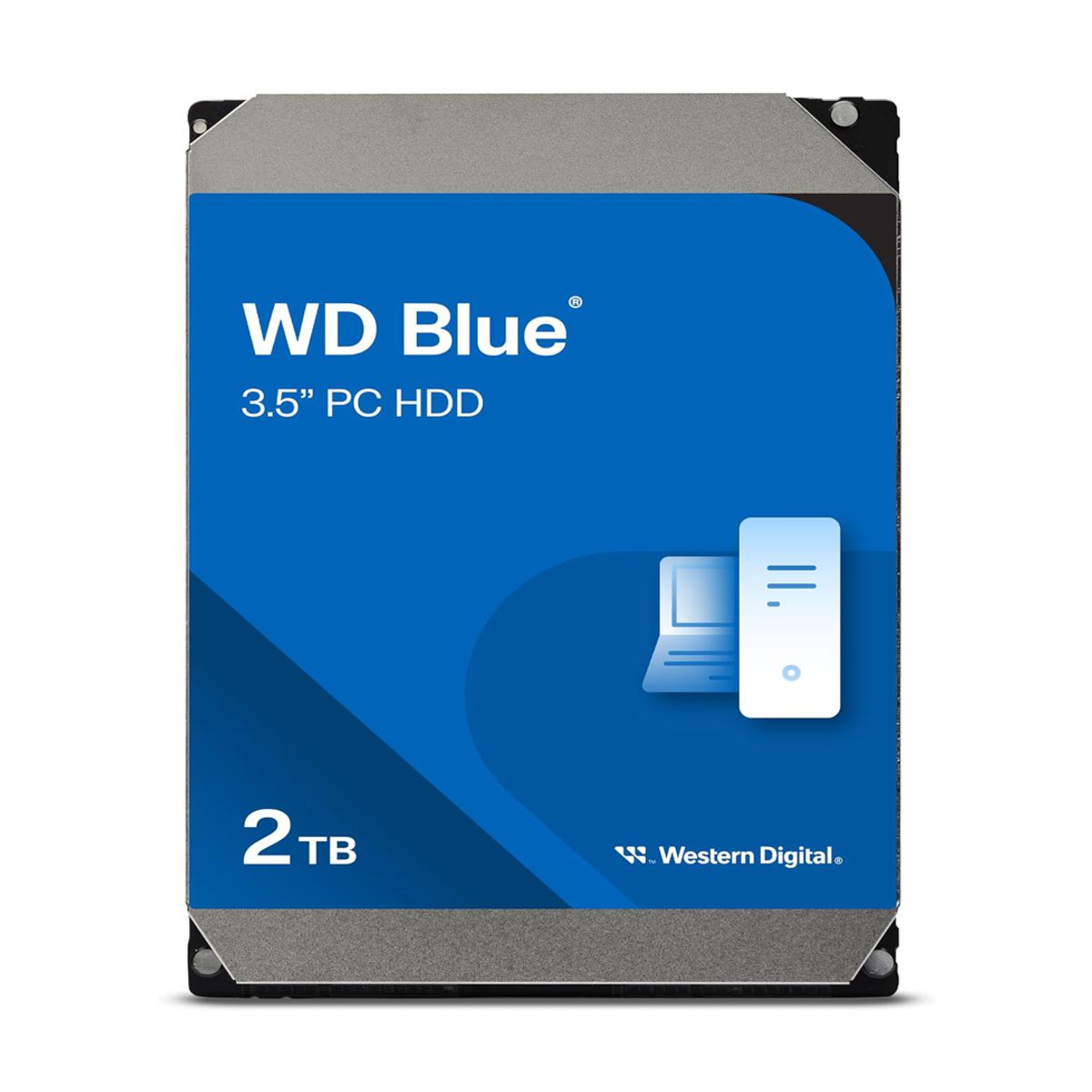 DISCO DURO WD 3.5" 2TB (WD20EZBX) BLUE, 7200 RPM,256MB, SATA3