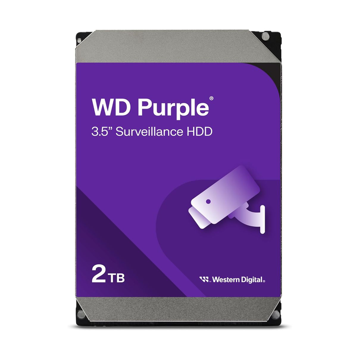 DISCO DURO WD 3.5" 2TB (WD23PURZ) PURPLE, 5400 RPM, 256MB, SATA3