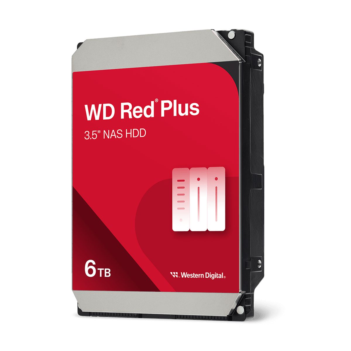 DISCO DURO WD 3.5" 6TB (WD60EFPX) RED, 5400 RPM, 256MB, SATA3