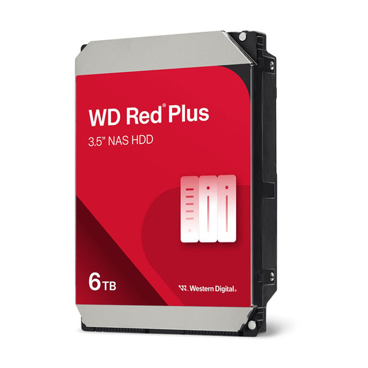 DISCO DURO WD 3.5" 6TB (WD60EFPX) RED, 5400 RPM, 256MB, SATA3