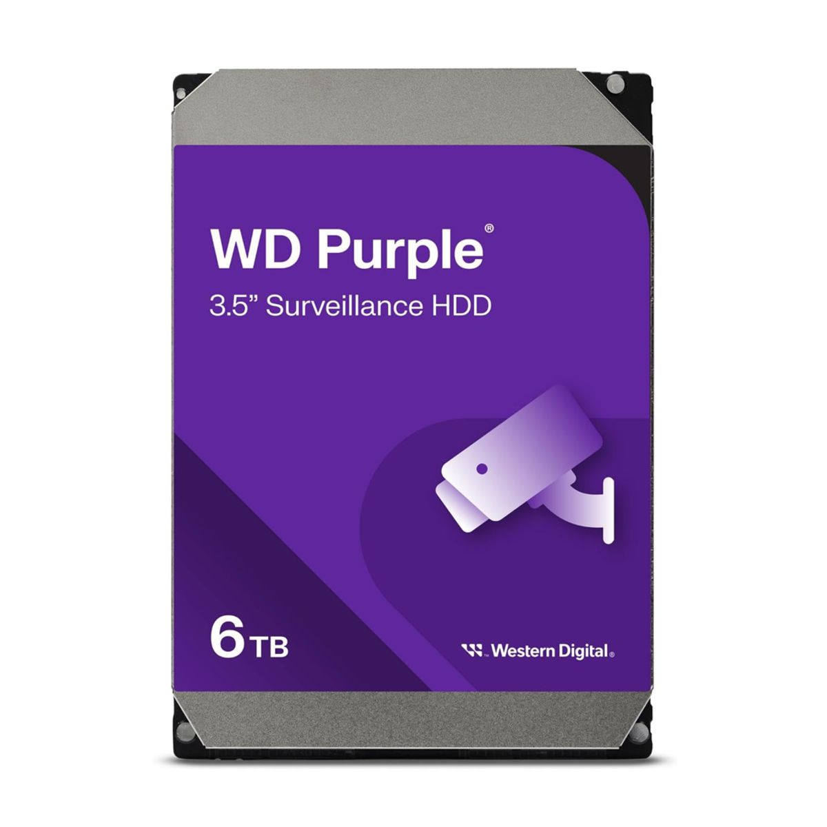 DISCO DURO WD 3.5" 6TB (WD64PURZ) PURPLE, 5400 RPM, 256MB, SATA3