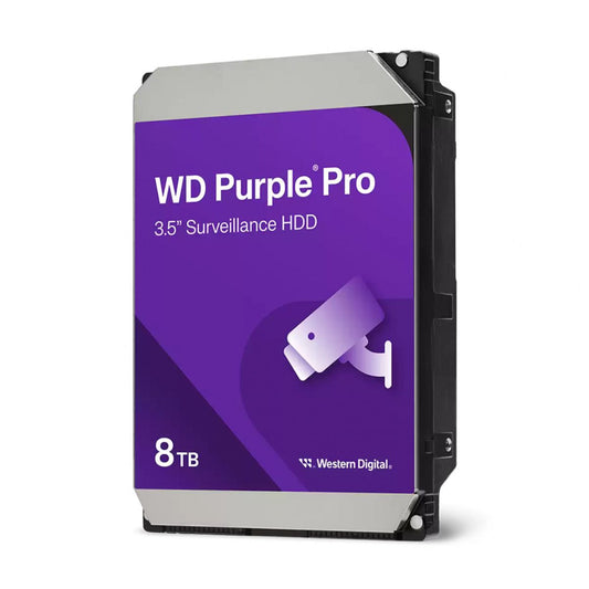Disco Duro HDD para Videovigilancia Western Digital Purple Pro 3.5'', 8TB, SATA, 6 Gbit/s, 256MB Caché