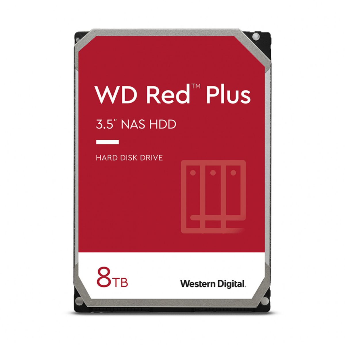 DISCO DURO WD 3.5" 8TB (WD80EFPX) RED, 5400 RPM, 256MB, SATA3