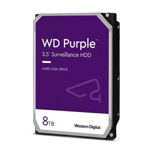 DISCO DURO WD 3.5" 8TB (WD85PURZ) PURPLE, 5640 RPM, 256  MB, SATA3