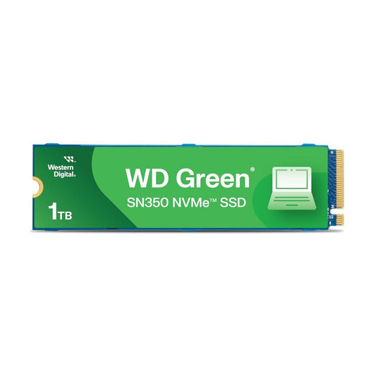 UNIDAD SSD M.2 WD 1TB (WDS100T2G0C) GREEN SN350, PCIE 3.0, NVME, 2280