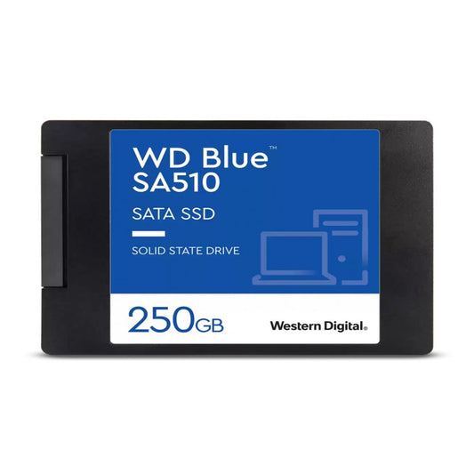 UNIDAD SSD 2.5" WD 250GB (WDS250G3B0A) BLUE SA510, 7MM, SATA3, 3D NAND