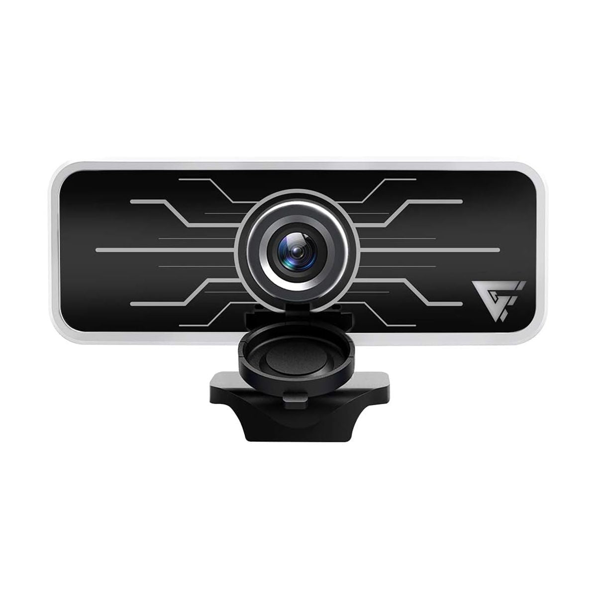 WEBCAM GAME FACTOR WG400 - LED, FULL HD, 30FPS, MICROFONO, TAPON, NEGRA.