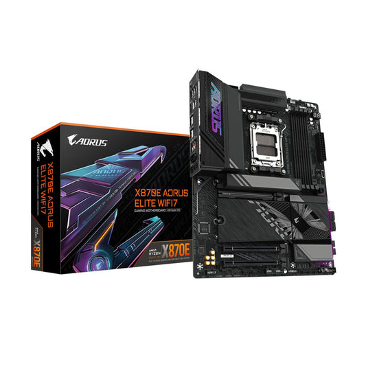 TARJETA MADRE GIGABYTE ATX X870E A ELITE X - DDR5, AM5, 256 GB, PARA AMD