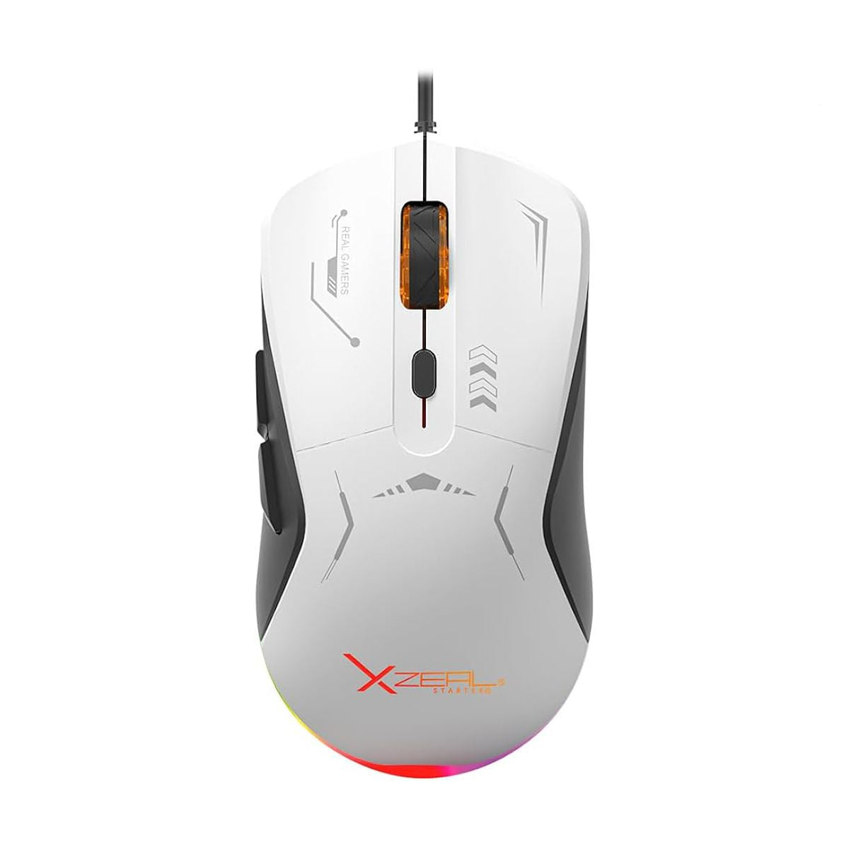 Mouse GAMER XST-401 BLANCO-NEGRO. XSAMGA2WB. - 